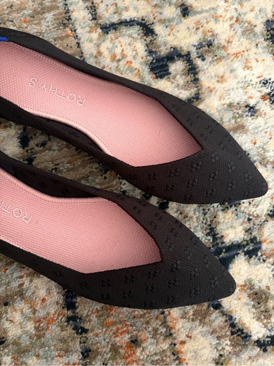 Rothy's Shoes - Rothy’s The Point Knit Pointed Toe Flats Black Women’s Size 8.5